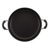14-inch nonstick frying pan with lid, blue, easy to clean, dishwasher safe, household frying pan.