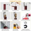 3 in 1 Wine Bottle Opener Kit, Wing Corkscrew with Foil Cutter, Wine Stopper & Drip Ring, Stainless Steel Wine Opener Set with Gift Box